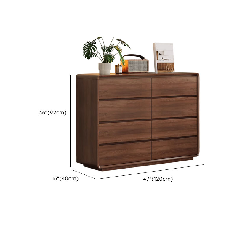 Cocoa Modern Simple Style Manufactured Wood Double Dresser/Bachelor Chest/Semainier with 6/3/5 Drawers Horizontal/Vertical - image 10