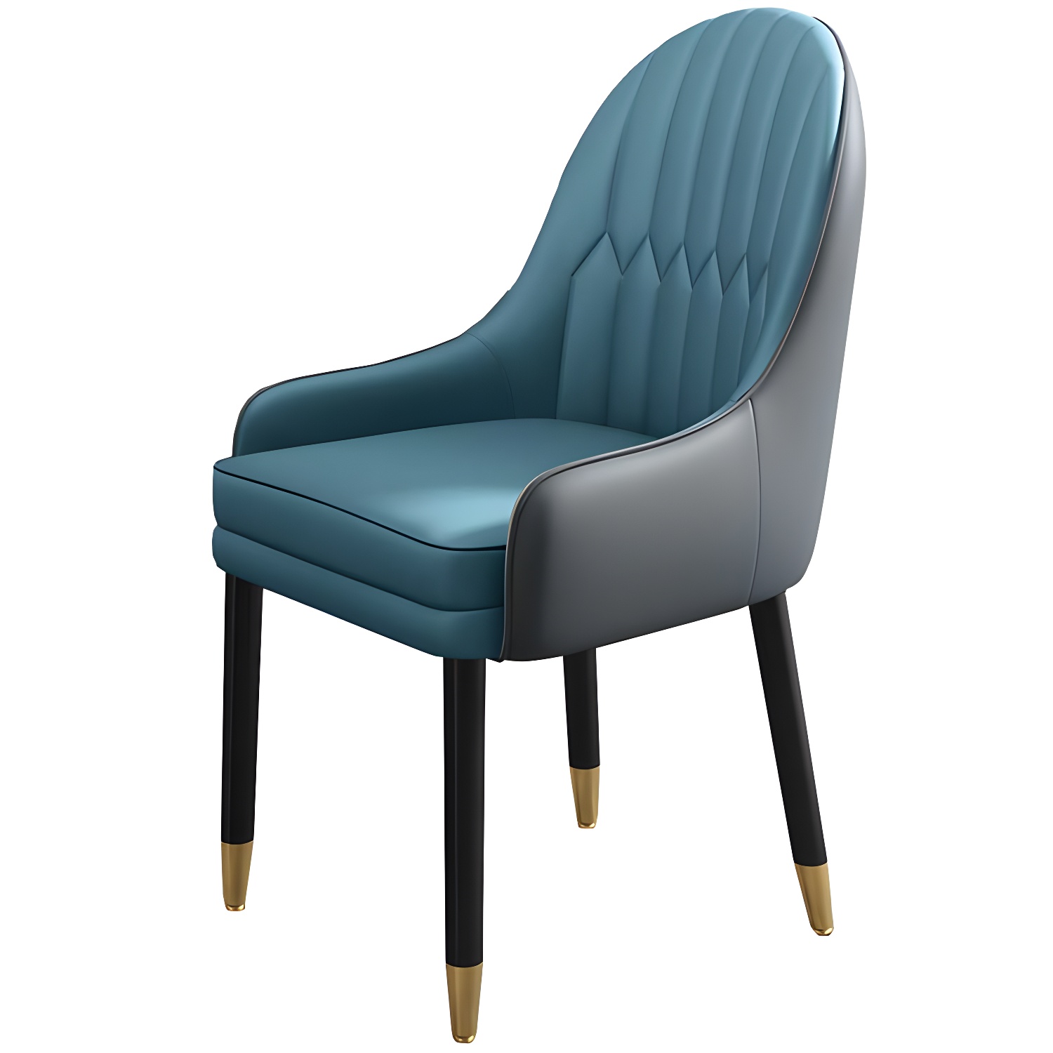 Leather Contemporary Home Side Chair Parsons Chair of 21'' Wide Chairs - image 5