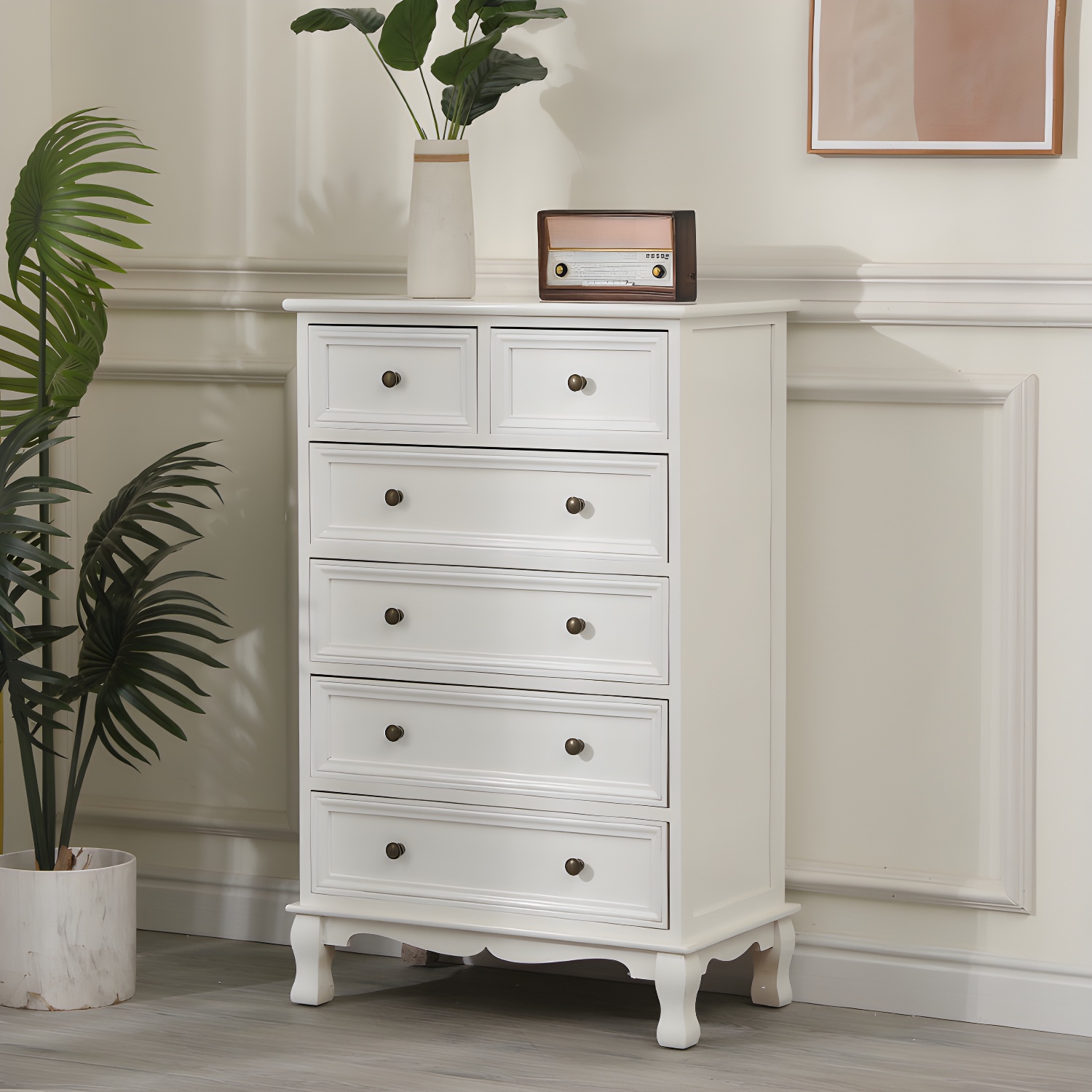 13.65/13.45 Inch Width Storage Chest American Traditional Storage Chest Dresser - image 5