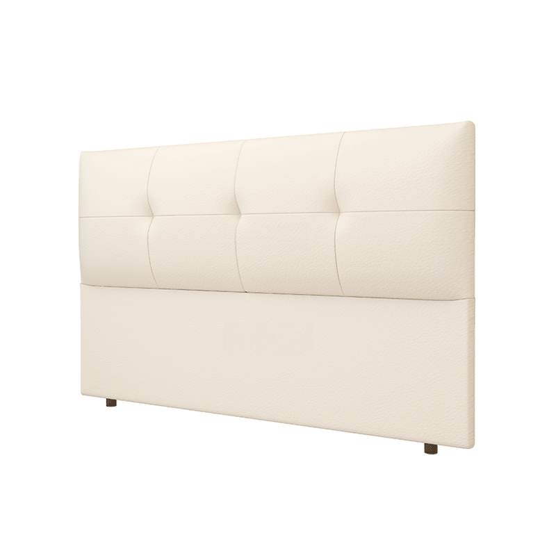 Simplistic Panel Headboard with No Distressing, Piled Tufted Design, Rectangular Shape for Queen/Full/Twin XL Bed, Featuring Sponge Upholstery and Standard Height