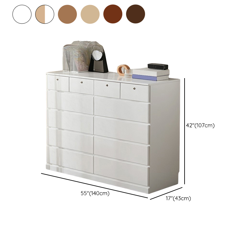 Elegant Medium Wood Scandinavian Dresser with Self-Close Drawers - image 17