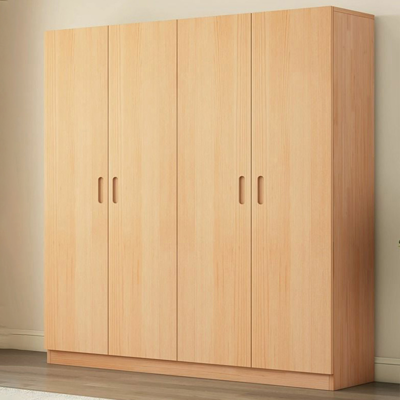 Freestanding Natural Wood Natural Wardrobe - image 4