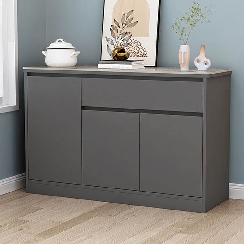 Buffet Table/Server with 1 Drawer, Drawers Storage, Sintered Stone Countertop, Adjustable Shelving, and 4 Doors/3 Doors/2 Doors Tabletop - image 13