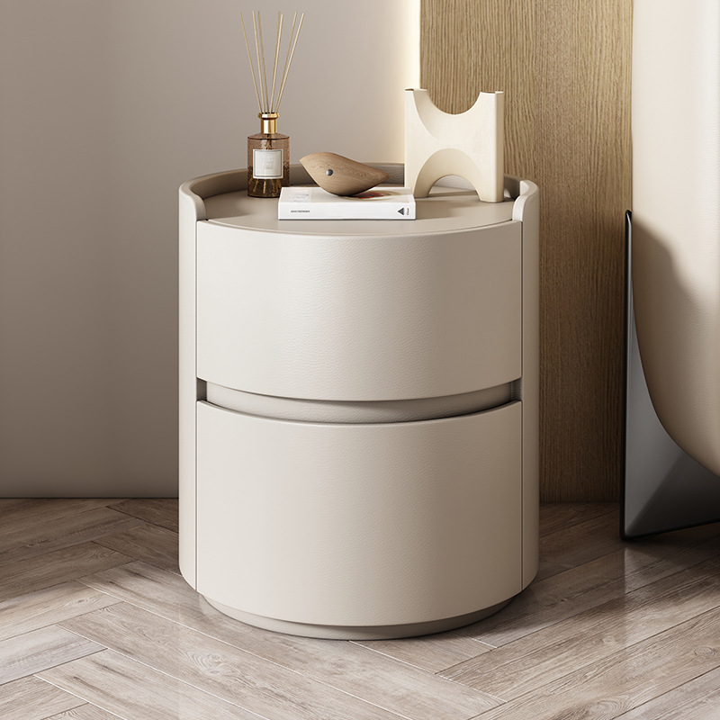 Simple 2 Tiers Nightstand With Drawer Organization, 2 Drawers - image 12