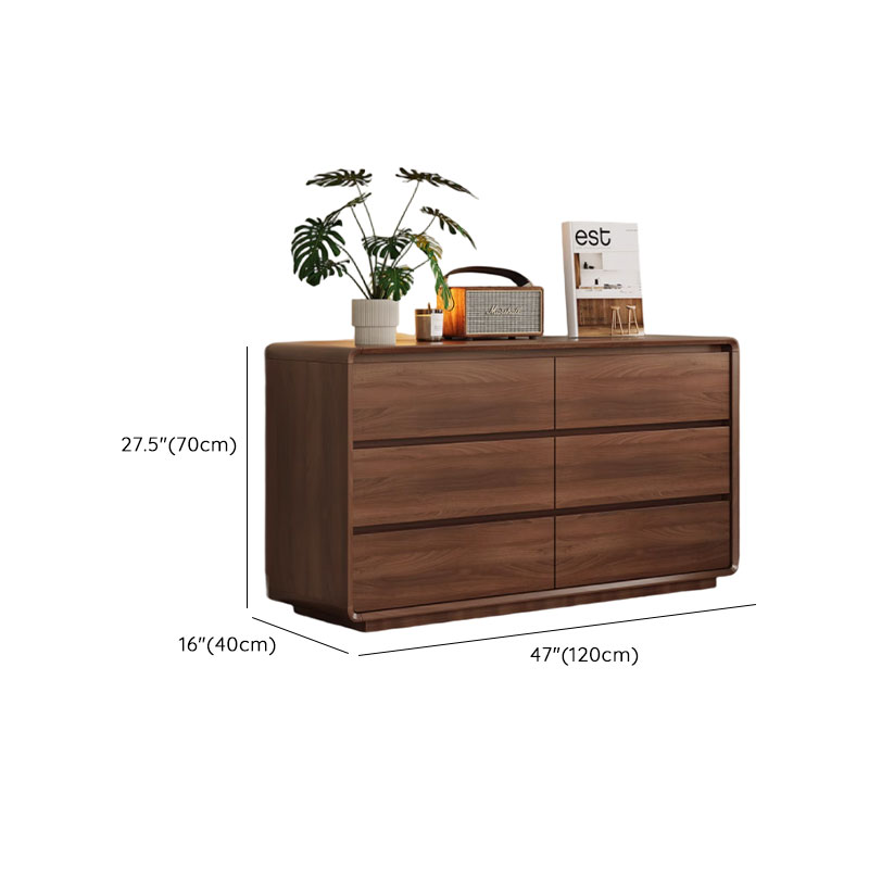 Cocoa Modern Simple Style Manufactured Wood Double Dresser/Bachelor Chest/Semainier with 6/3/5 Drawers Horizontal/Vertical - image 13
