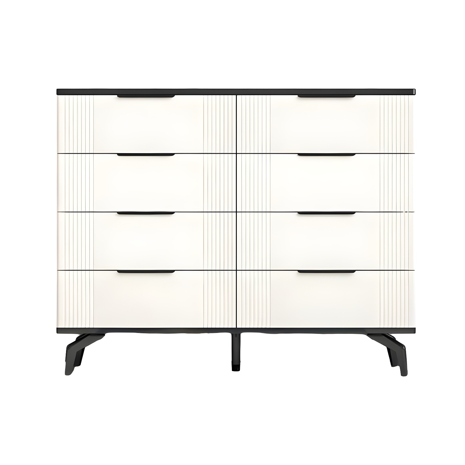 Drawers Included Modern Chest with Stone Countertop and Metal Legs - image 7