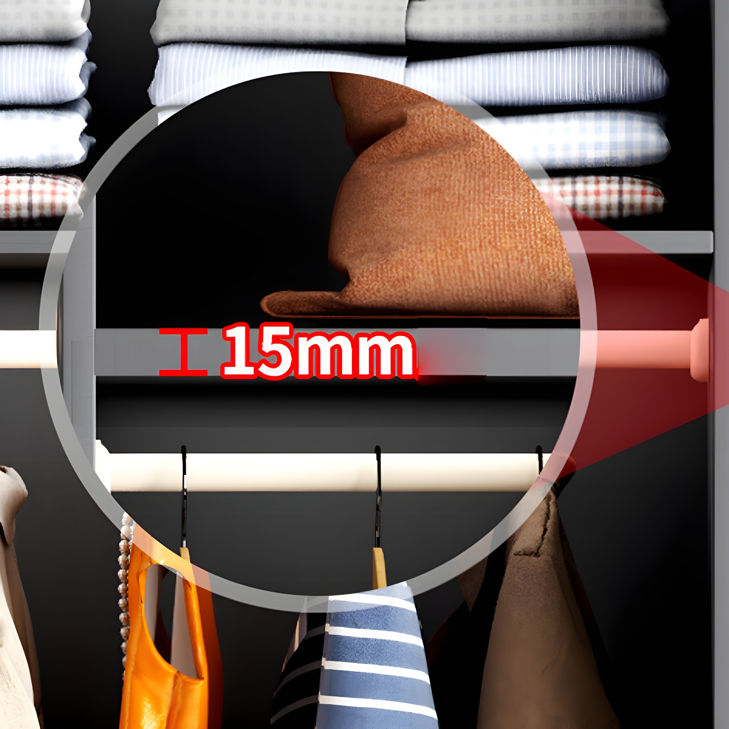 Modern Wooden Wardrobe Cabinet Bedroom Soft Close Doors Armoire - image 8