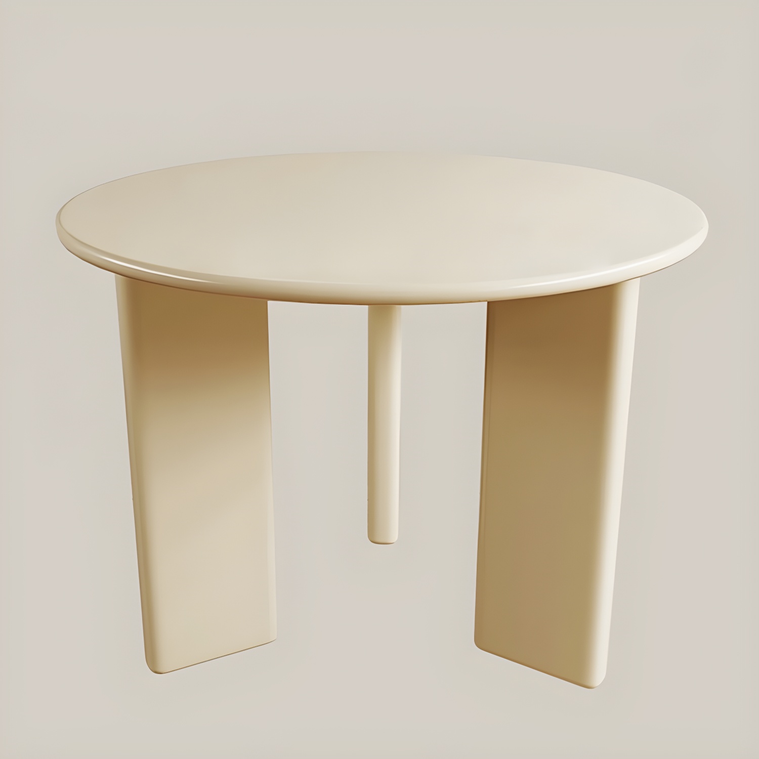 Scandinavian Round Wood Dining Table - Standard Height - Storage Not Included - image 3