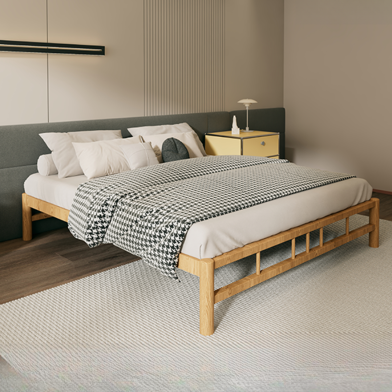 Solid Color Stainless Steel Platform Bed for Bedroom - image 7