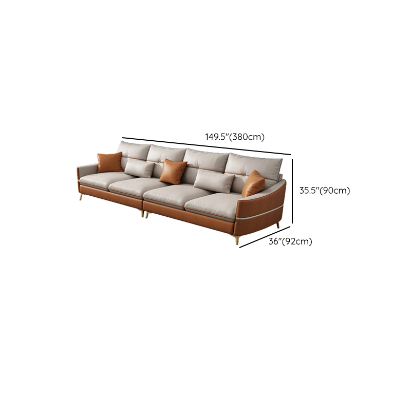 Straight/L-Shape Sofa/Sofa Chaise with Horizontal/Right Orientation, Sloped Arms, and Stitch-tufted Detailing - image 13