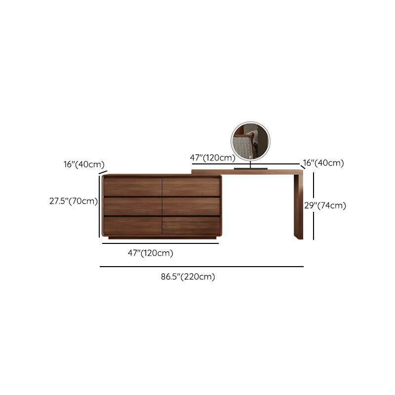 Vanity Set with Solid+Manufactured Wood, Scalable, Sliding, Non-Floating Design - image 14