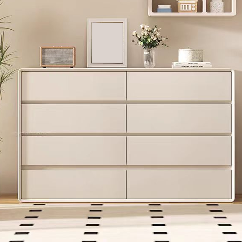 Simplistic White Horizontal/Vertical Reclaimed Wood Double Dresser/Lingerie Chest/Bachelor Chest with 6 Drawers/10 Drawers/8 Drawers