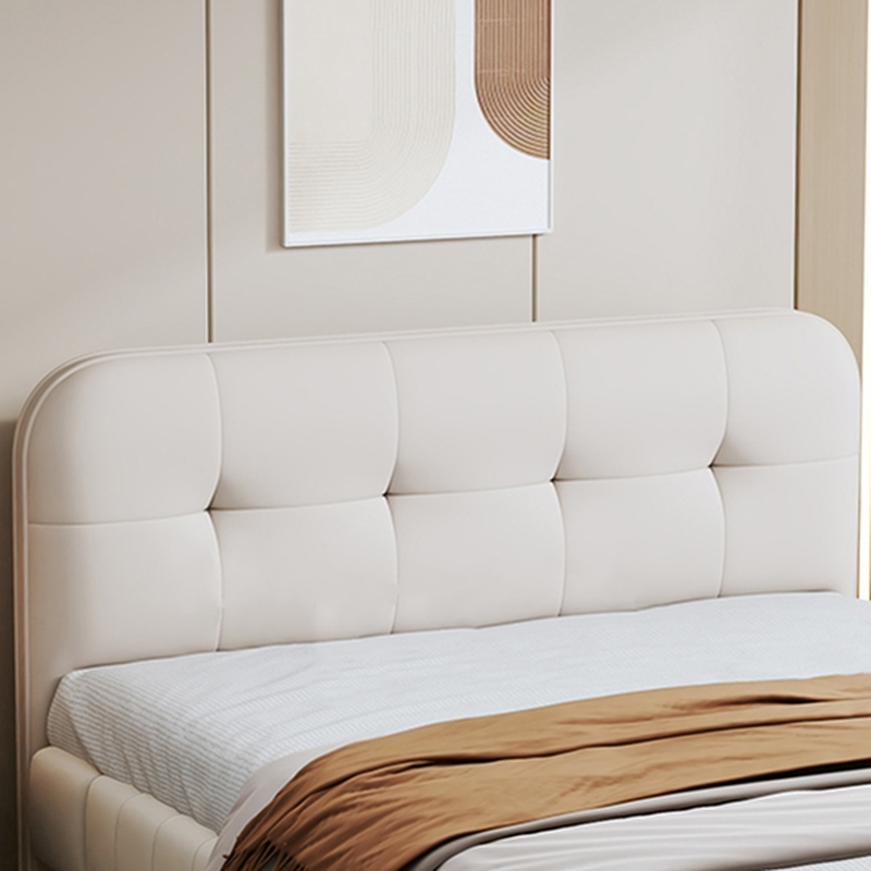 Simplistic Style Panel Headboard with No Distressing, Piled Tufted Rectangular Shape for King/Queen/Full Bed, Featuring Sponge Upholstery Fill and Standard Height - image 7