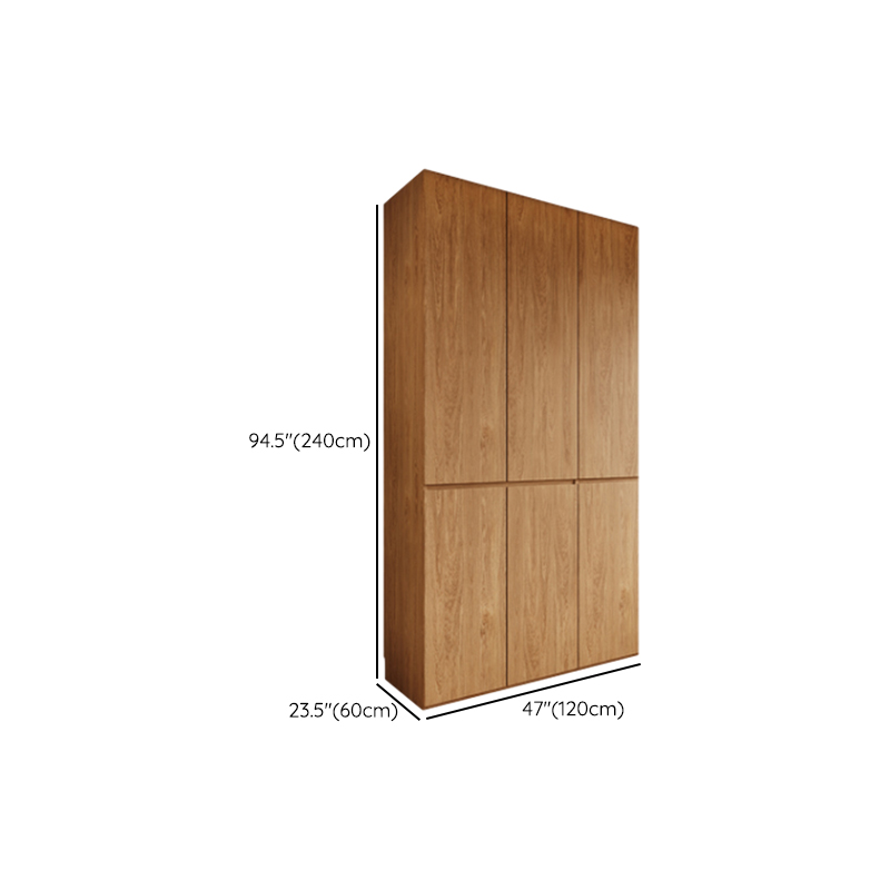 Acorn Minimalist Wooden Independent Wardrobe Closet with Soft Close Door, Interior Shelves, and Articulated Mechanism - image 11
