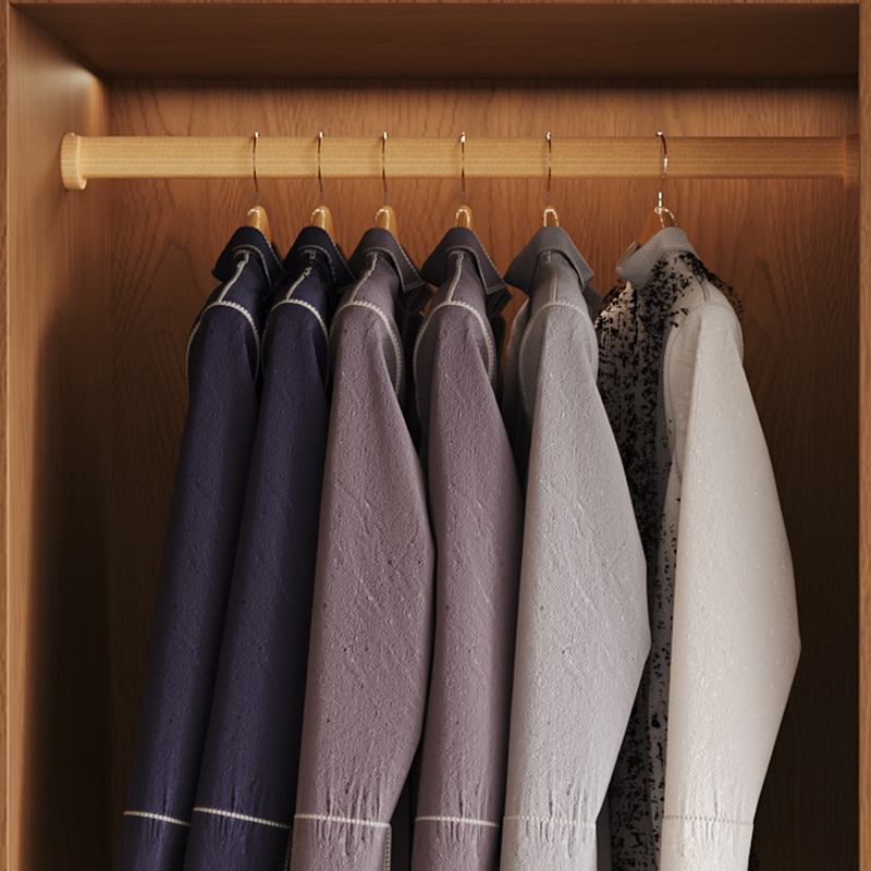 White Modish Manufactured Wood Armoire Cabinet with Soft Close Drawer, Soft Close Door, Interior Shelves, and Clothing Rod - image 4