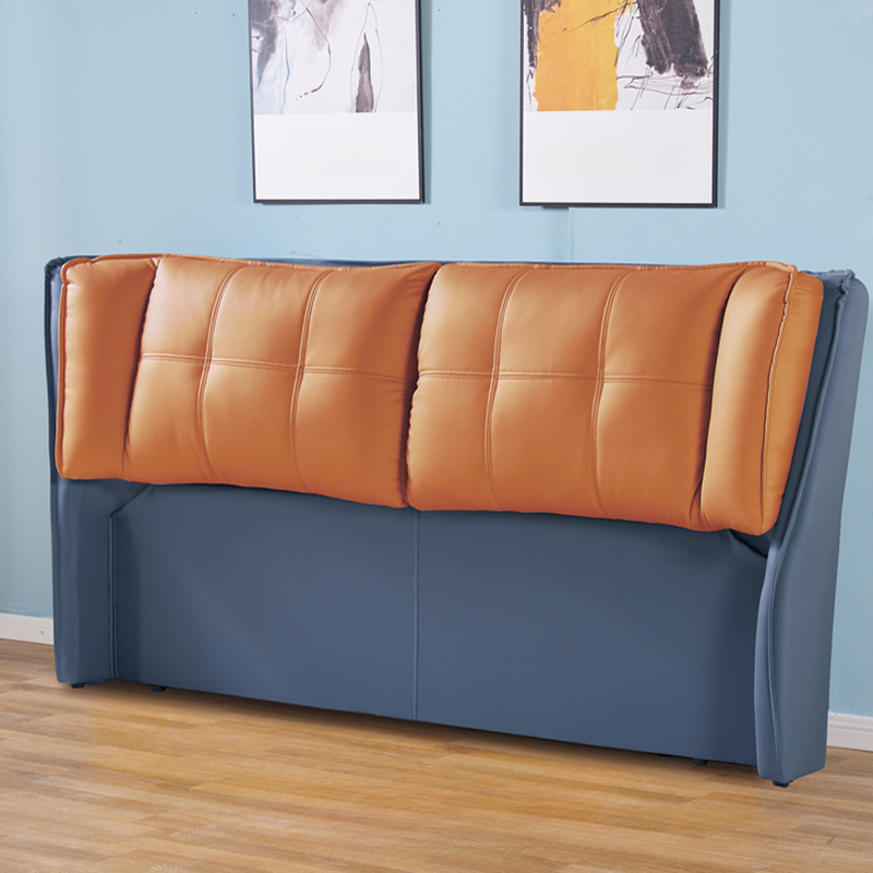 Casual Free-standing Standard Full(54"W x 75"L) Panel Wood/ Upholstery No Distressing With Legs and Button-tufted
