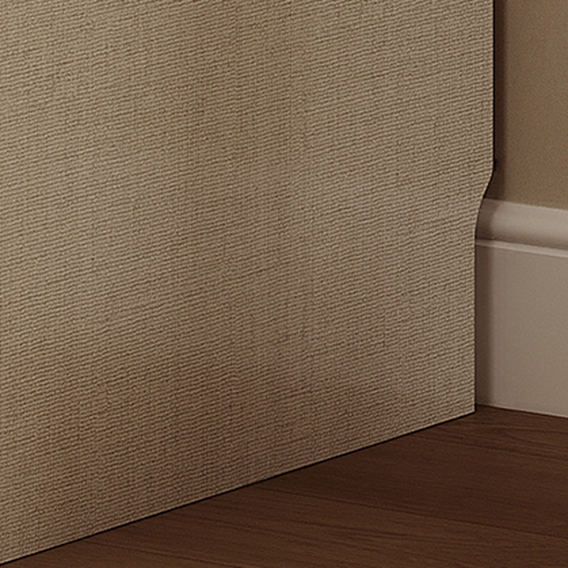 White Minimalist Manufactured Wood Wardrobe Closet with Compartments, Interior Shelves, and Clothing Rod - image 8