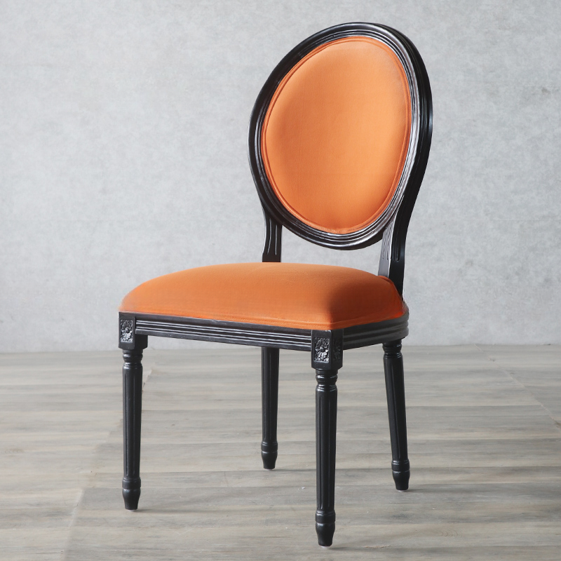 Victorian Style Side Chair with King Louis Back and Bordered Frame, Balanced Stability - image 9