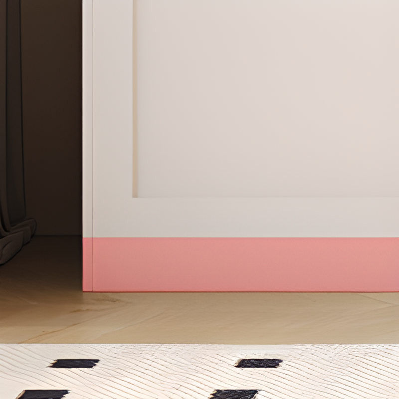 Contemporary White Engineered Wood Cabinet Armoire with Multiple Drawers, Interior Shelves, and Hanging Rod - image 5