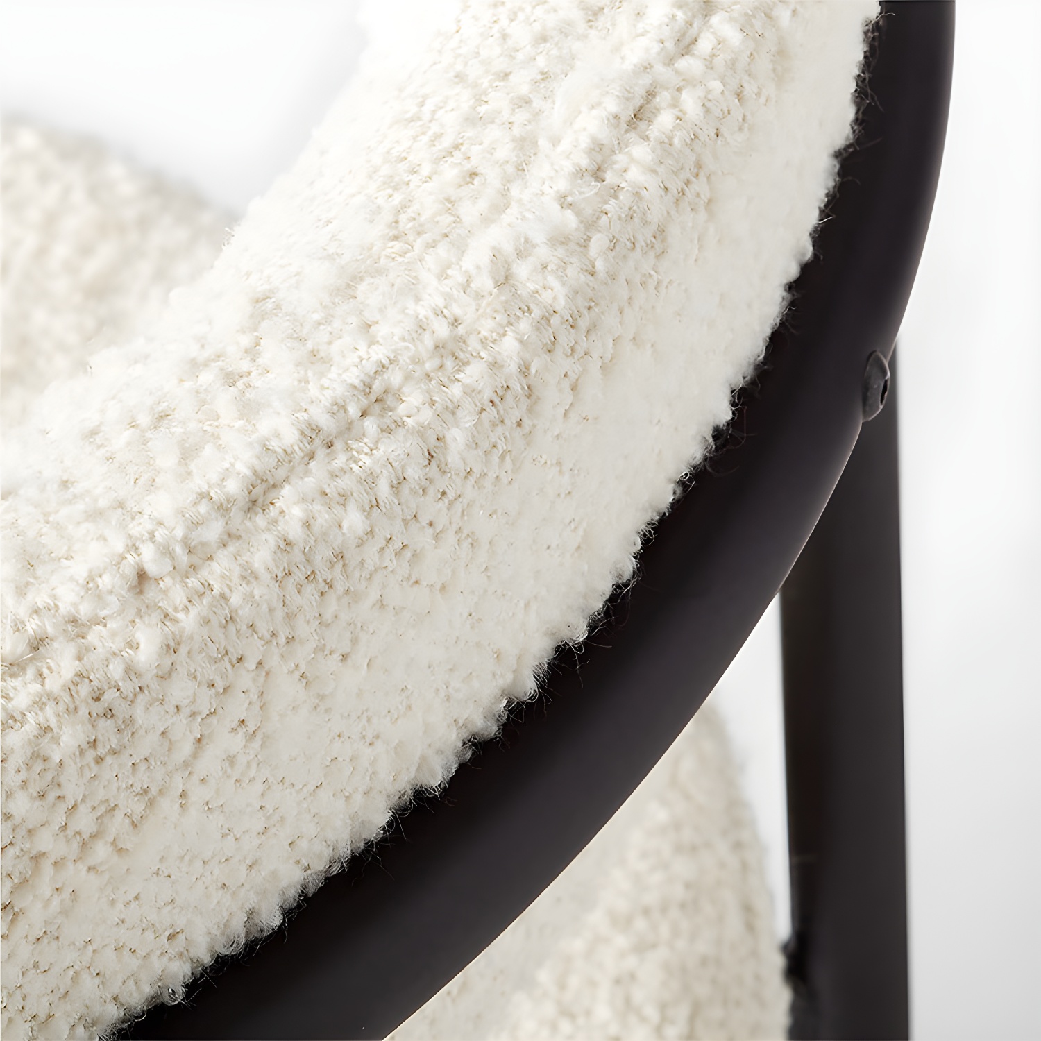 Modern Style Upholstered Side Chair Open Back Dining Chair for Dining Room - image 12