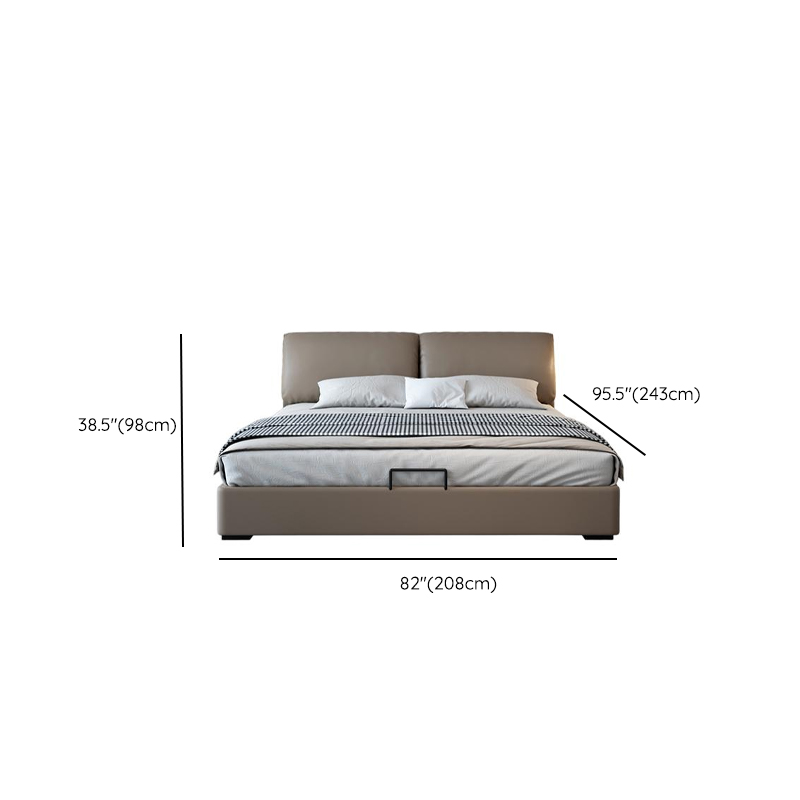 Storage Included Panel Bed with 3 Storage Boxes, Pine Wood Frame, and Sponge Upholstery - image 17