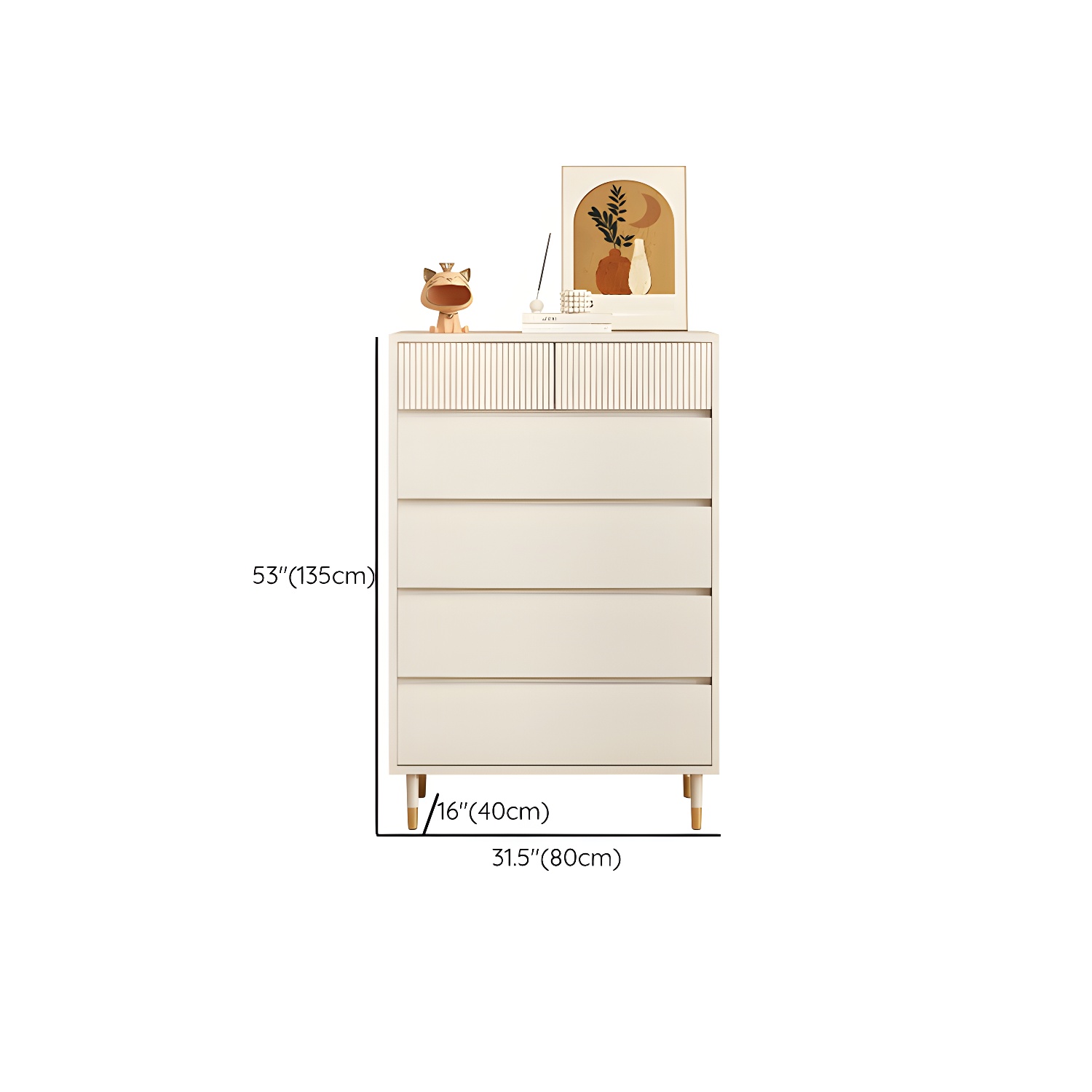 Stylish Wood Double Dresser with Soft Close Drawers - Organize Your Bedroom in Style - image 12