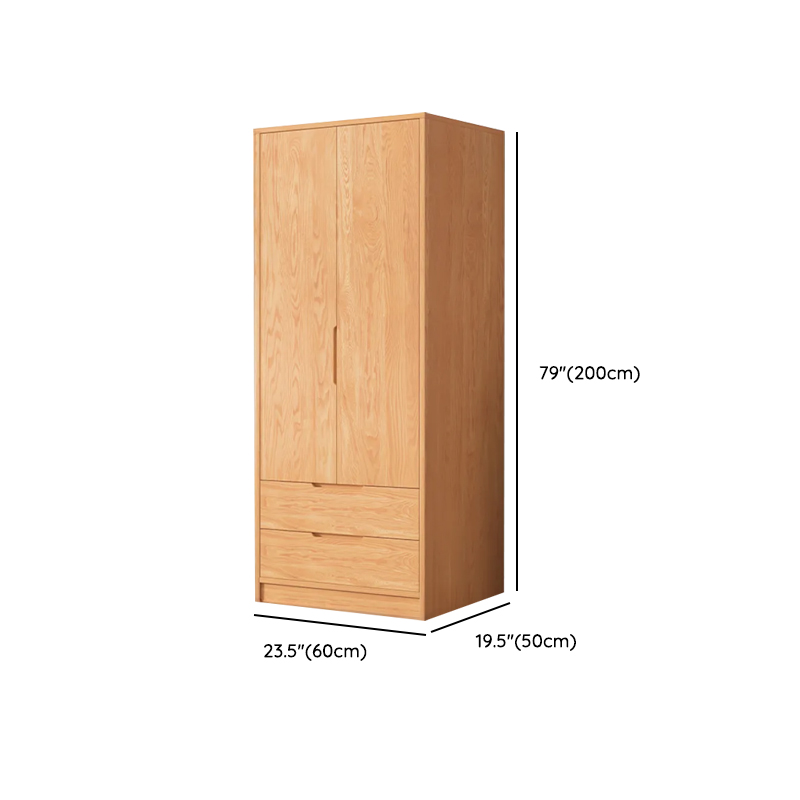 Wood Color Nordic Unfixed Wardrobe Closet - image 17