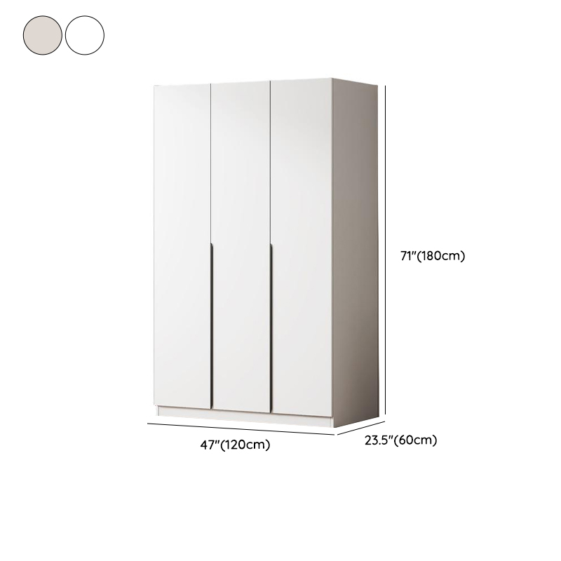 Minimalist Manufactured Wood Independent Wardrobe Closet with Soft Close Door, Interior Shelves, and Clothing Rod - image 10