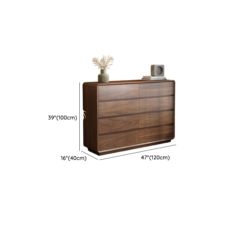 Cocoa Simplistic Natural Wood Double Dresser/Lingerie Chest with 6/9/5 Drawers in Horizontal/Vertical Orientation - image 10