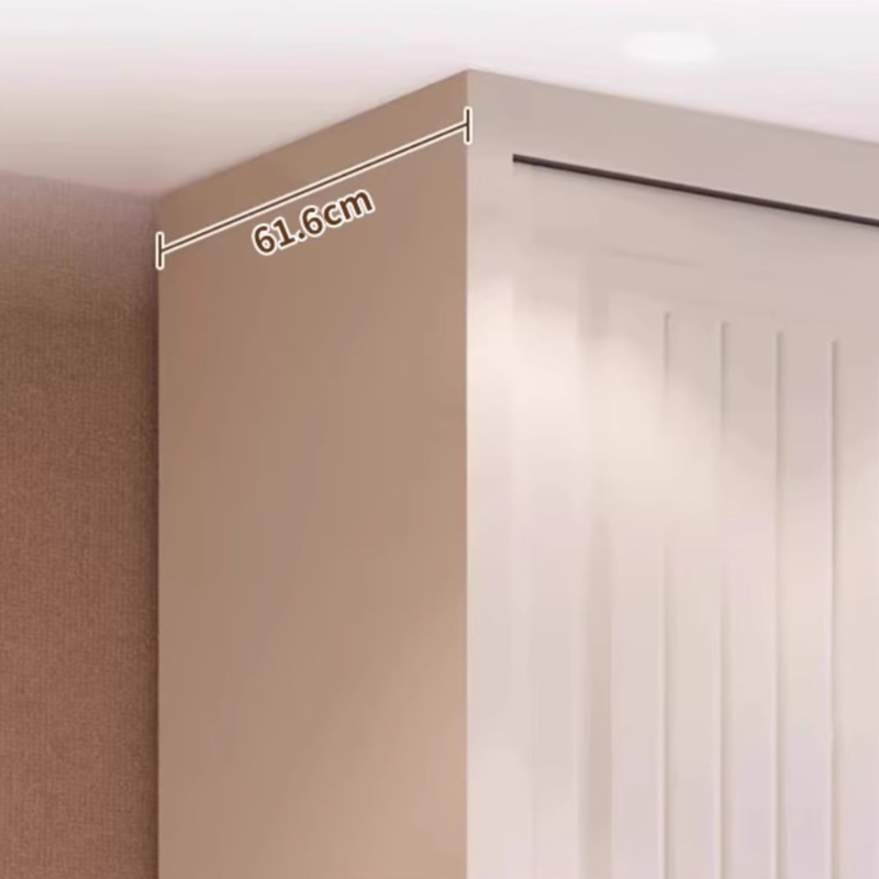 White Modish Manufactured Wood Independent Armoire Cabinet with Soft Close Drawer, Soft Close Door, and Interior Shelves - image 5