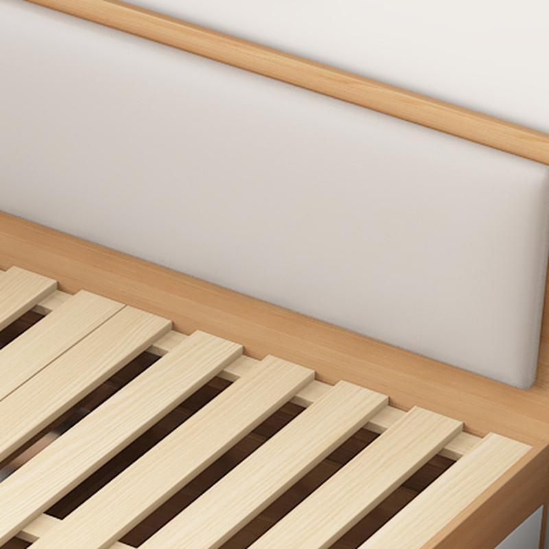 Natural Color Solid Color Storage Included Bed with 3 Storage Boxes for Bedroom - image 5