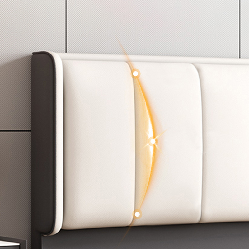 Trendy Panel Headboard in Natural Wood with No Distressing, Rectangle Shape for Twin XL/Full/Queen Bed, Featuring Sponge Upholstery Fill and Standard Height - image 10