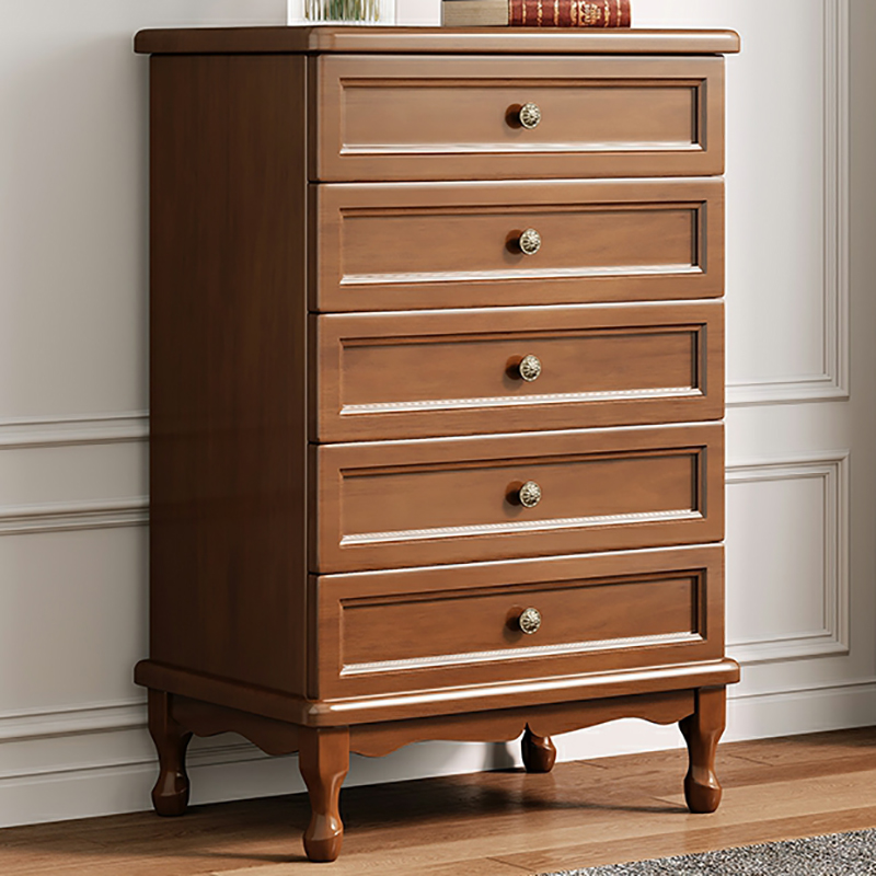 Solid Wood Countertop Storage Chest Traditional Style with Drawers - image 3