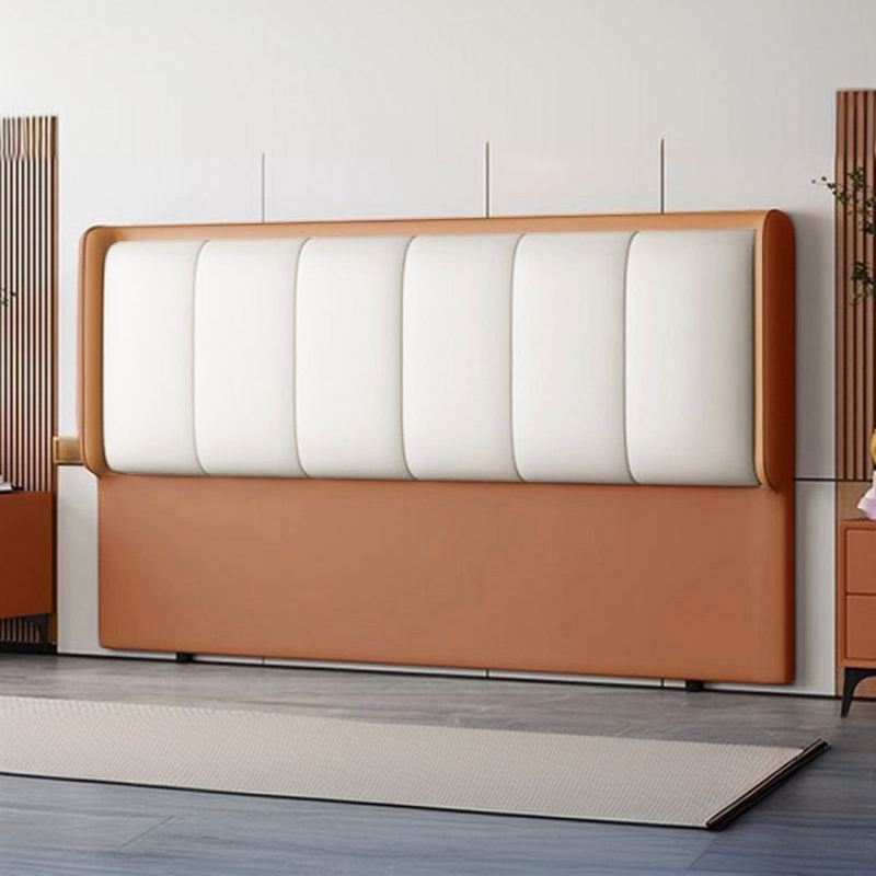 Simplistic Style Wingback Headboard in Lumber with No Distressing, Rectangular Shape for King/Queen/Full Bed, Featuring Sponge Upholstery Fill and Standard Height - image 8