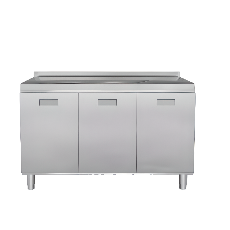 Minimalist Standard/Narrow Metal Buffet Table Kitchen Cupboards with 3 Shelves & 4 Doors/3 Doors/2 Doors - image 5