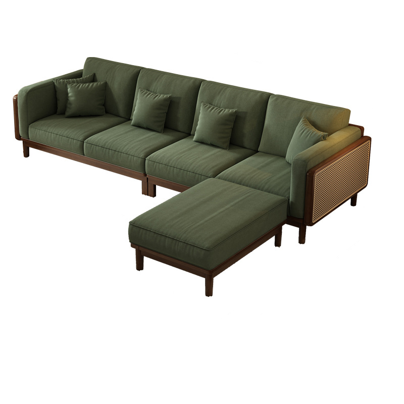 Victorian Style Jade Green Sofa Couch/Single Sofa for Sitting Room with 1 to 5 Pillows - image 9
