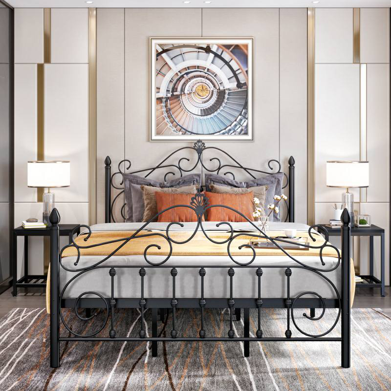 Modern Metal Panel with Leg and Open-Frame