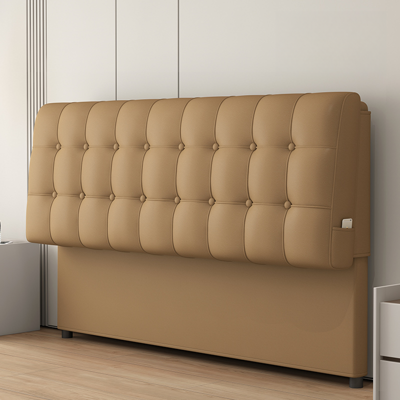 King(76"W x 80"L)/Queen(60"W x 80"L)/Full(54"W x 75"L) Button-tufted Rectangular Panel Headboard with Sponge, Wood Frame and With Legs, Standard（36-55“） H