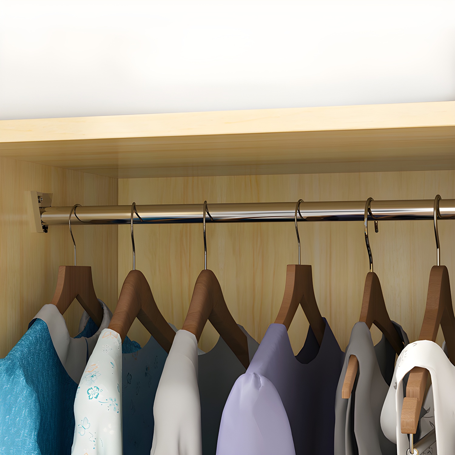 Contemporary Wardrobe Cabinet Sliding Storage Cabinet for Home - image 11