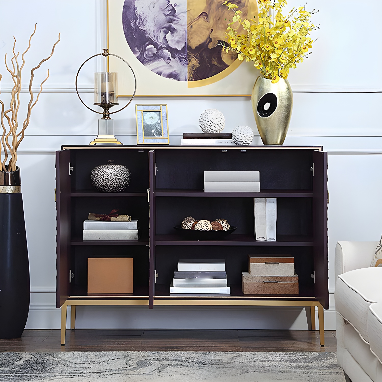 Modern Storage Chest Manufactured Wood Dresser , 12.48/15.6 Inch Width - image 19