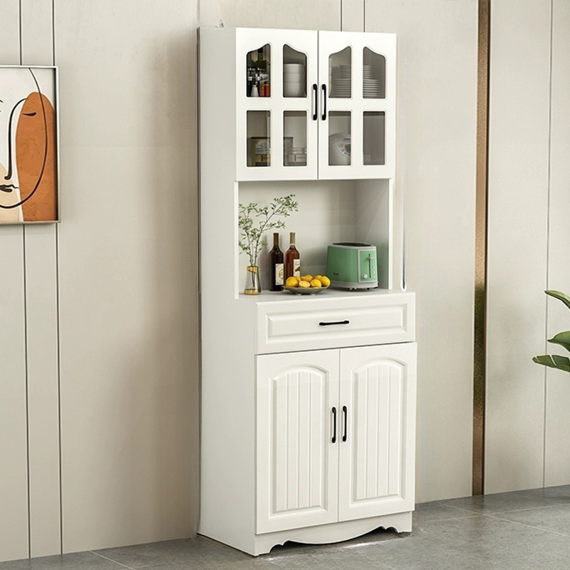 Narrow 15.7'' Wood Cabinets Open Storage with Adjustable Shelves Modern Sideboard/Credenza - image 4
