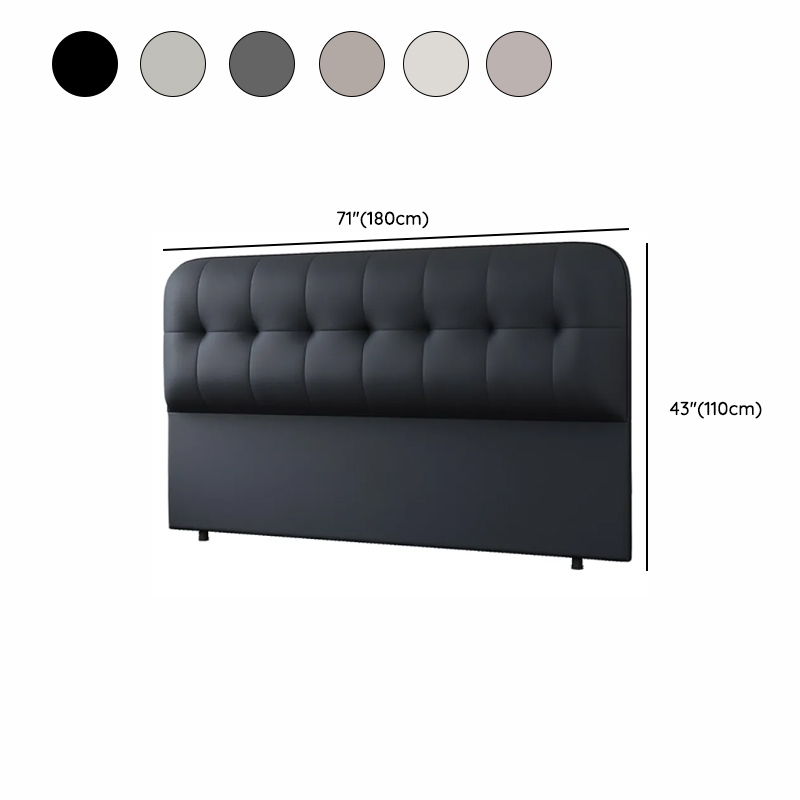 King(76"W x 80"L)/Queen(60"W x 80"L)/Full(54"W x 75"L) Button-tufted Rectangular Panel Headboard with Lumber Frame, Sponge and With Legs, Standard（36-55“） H - image 15