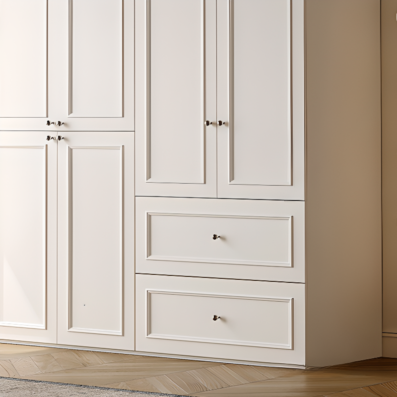 Casual Natural Wood Independent Armoire Cabinet with Soft Close Drawer, Soft Close Door, and Interior Shelves - image 6