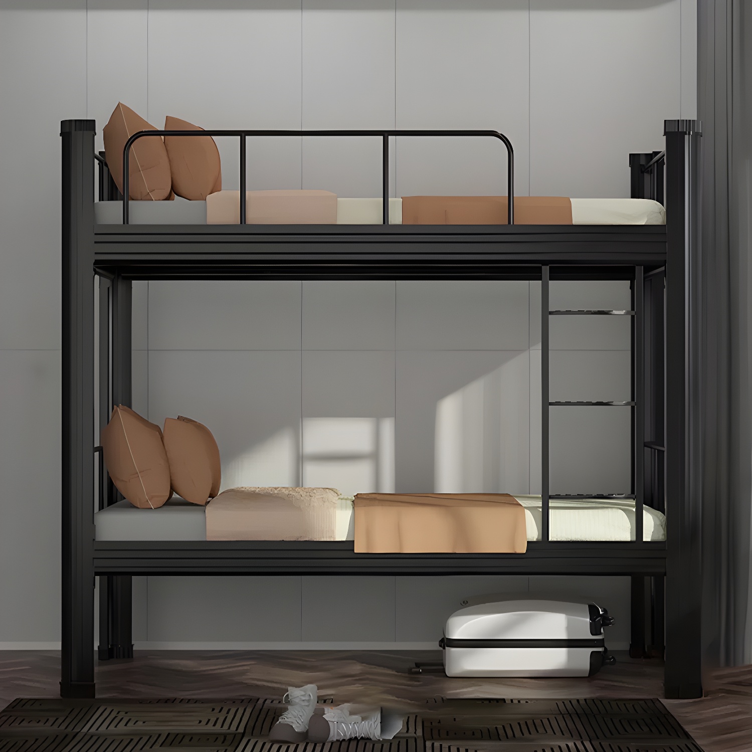 Sleek Iron Frame Modern Bed - Solid Construction and Clean Design for a Restful Sleep - image 6