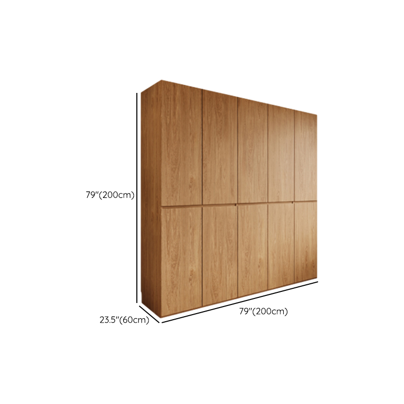 Acorn Minimalist Wooden Independent Wardrobe Closet with Soft Close Door, Interior Shelves, and Articulated Mechanism - image 10