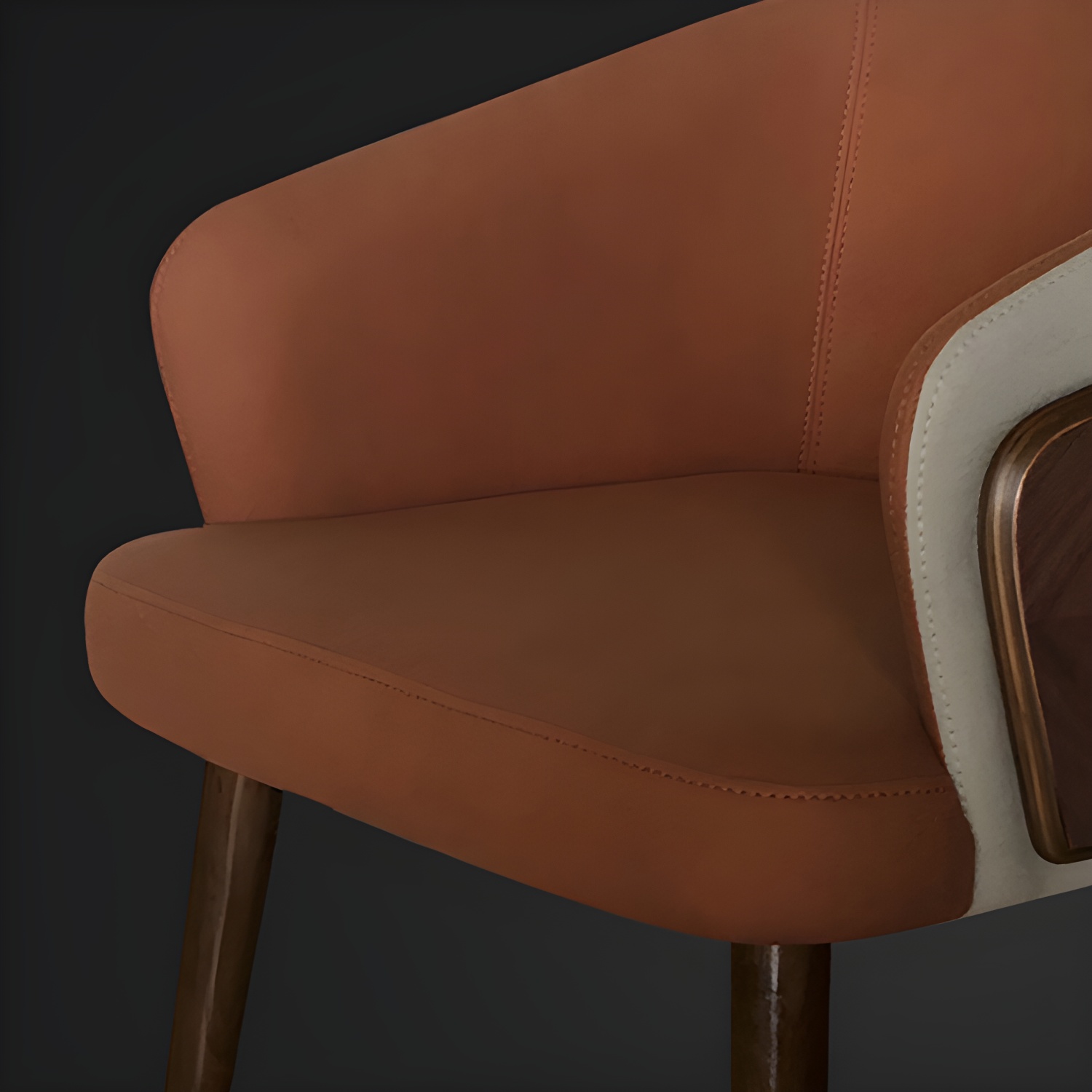 Contemporary Style Wooden Dining Chair Parsons Dining Arm Single Chair - image 13