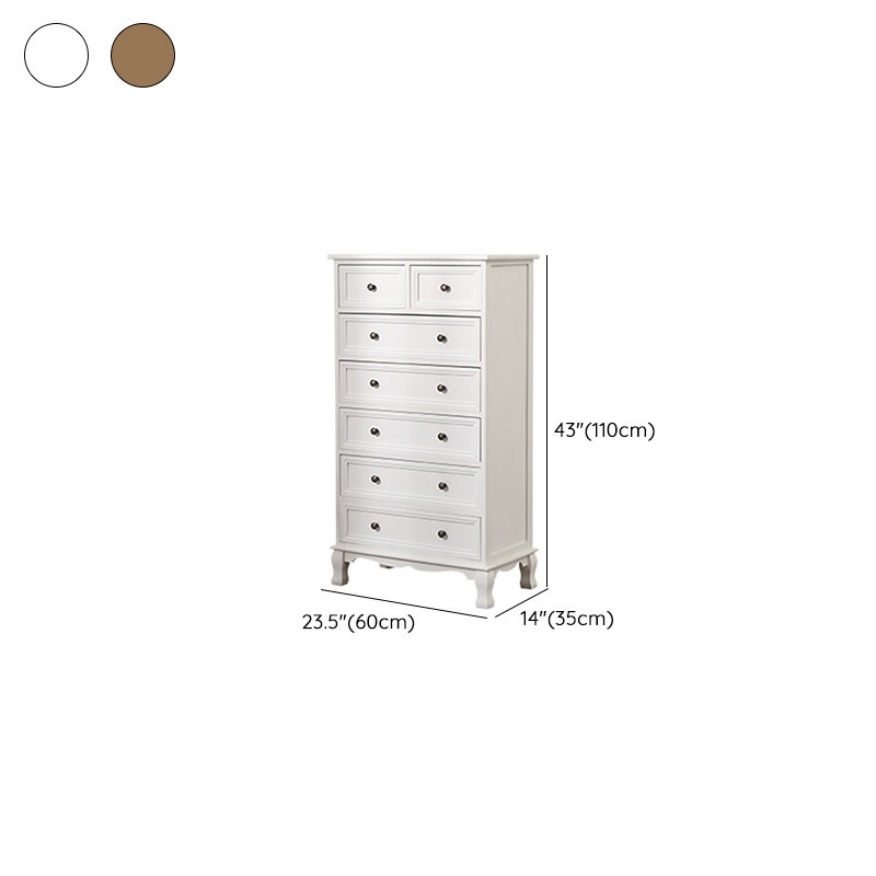 Modern Wooden Bachelor Chest with Vertical Drawers with Drawers - image 23