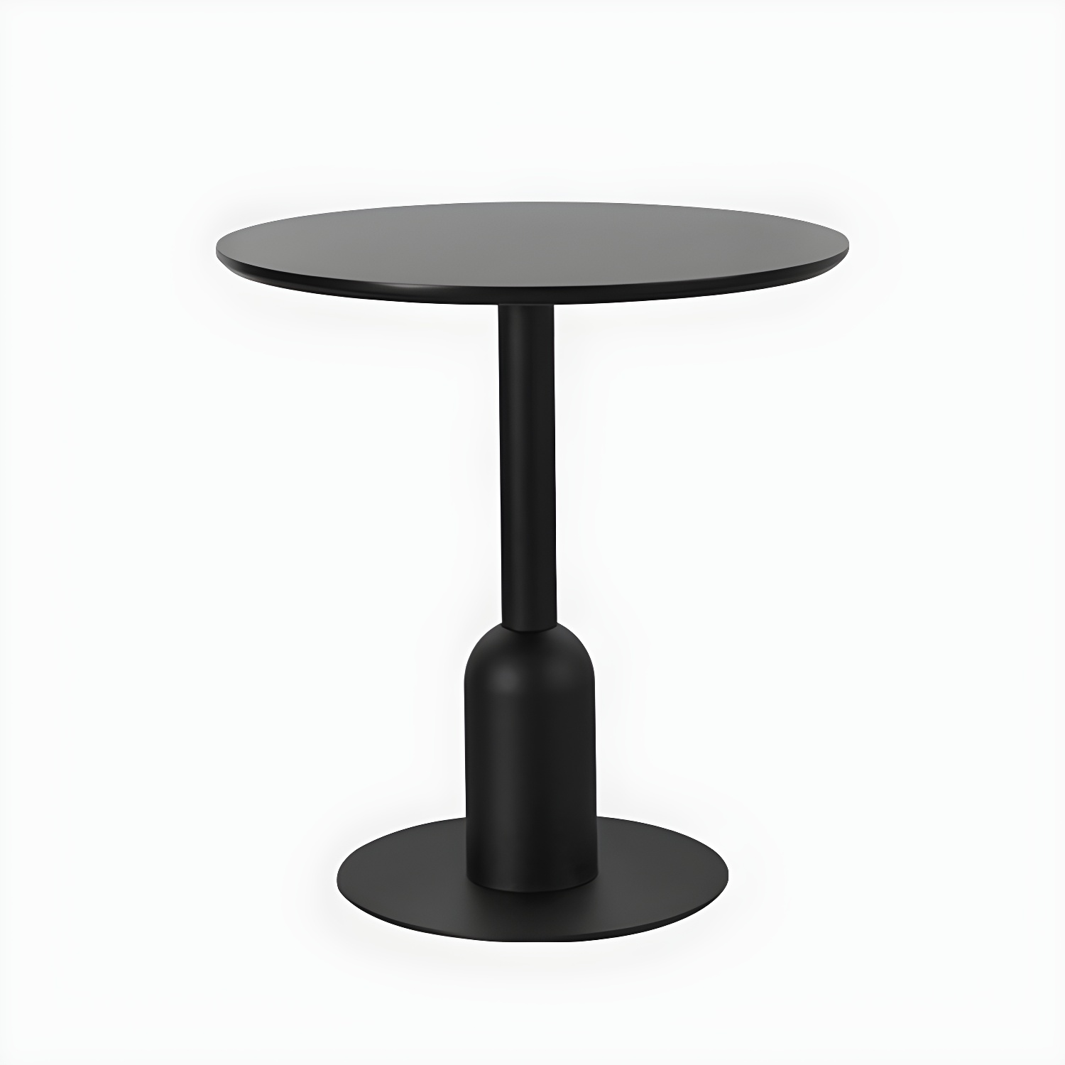 Industrial Style Dining Site Table MDF Dining Room Furniture with Pedestal Base