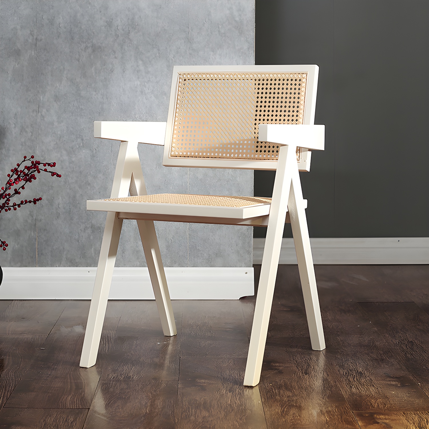 Contemporary Dining Room King Louis Back Solid Wood Dining Chair - image 5