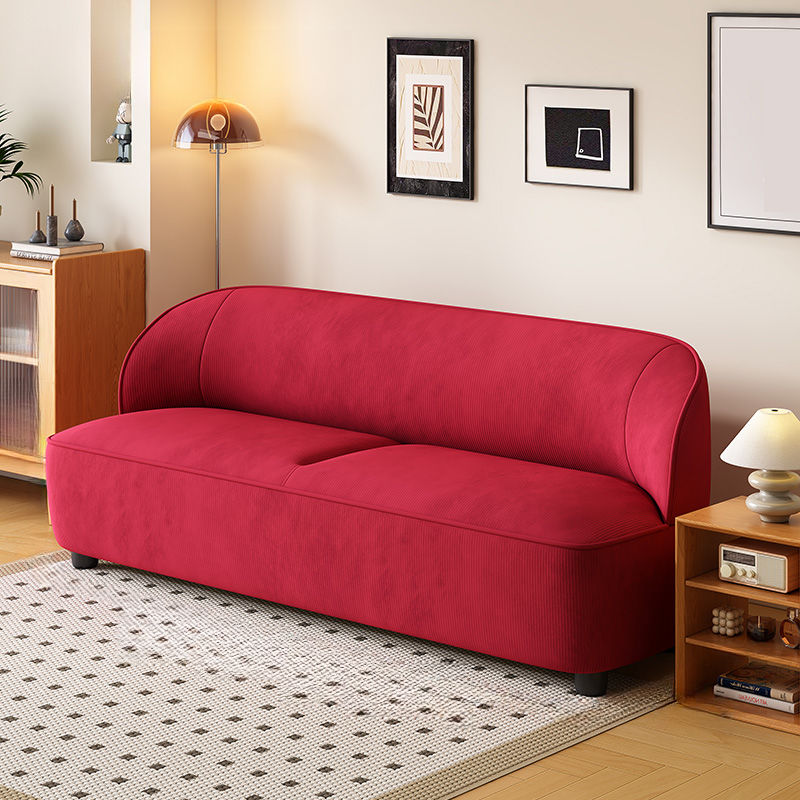 Modish Solid Color Scratch-durable Standard Sofa in Rose/Light Green/Tangerine Color for 2/4 Person/for 3 - image 16